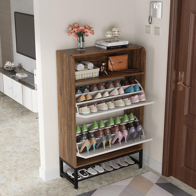 28 pair shoe online storage cabinet